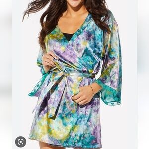 FABLETICS SATTIN MINI ROBE